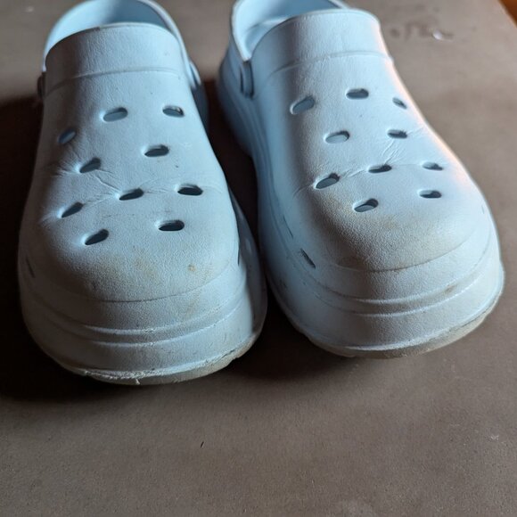 Zara AIR CHAMBER CLOGS Blue | US Size  5½ (9.5 INCHES) - Picture 13 of 16